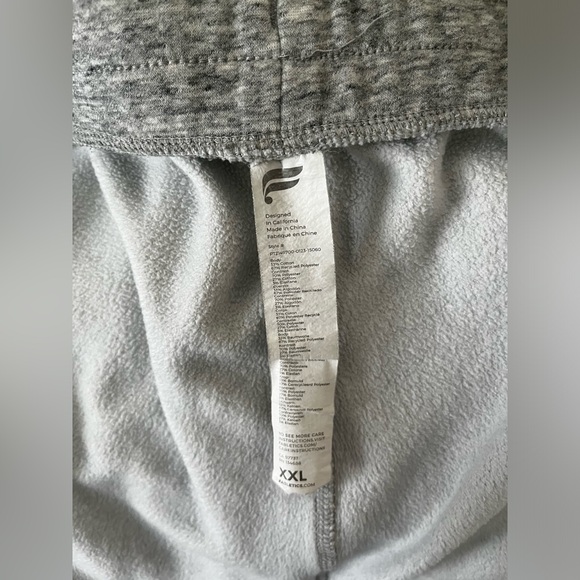 Fabletic’s Men Postgame Lounge Shorts, Elastic Waist, Cozy Fleece sz XXL - Picture 7 of 11